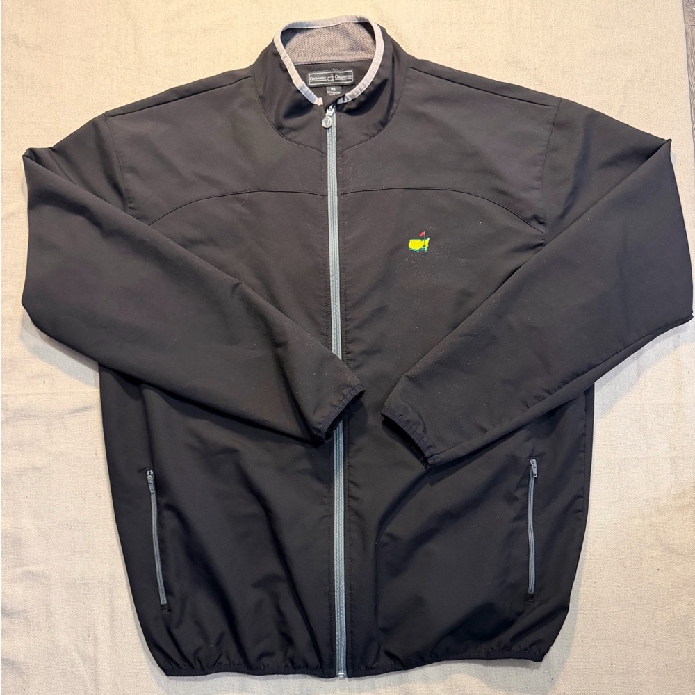 clubhouse collection masters polo Half Zip Black nWOT